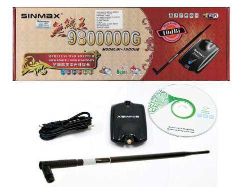 Sinmax 9800000G USB 54Mbps Wifi Adapter